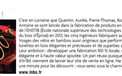 Les produits de nos valeureux IN’Bô jugés « sublimes » par la presse parisienne.