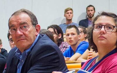 Jean-Pierre PERNAUT (TF1) sur les bancs de l’amphi 2O12