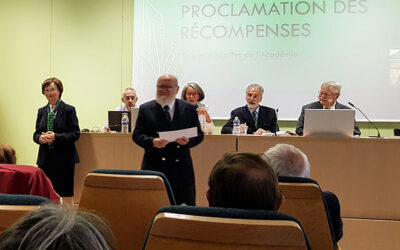 Dominique Calvi reçoit la Médaille de Vermeil, à l’Académie d’Agriculture de France