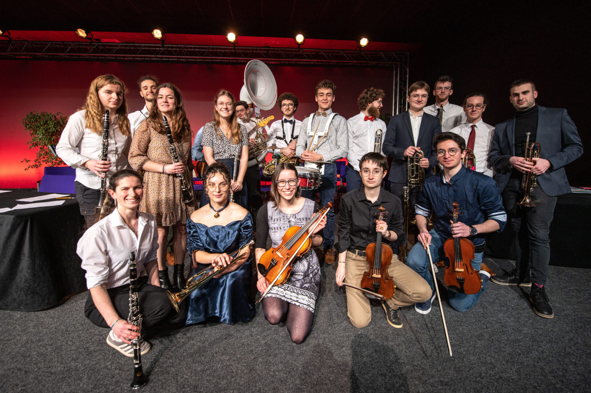 Le Lapachol Orchestra pendant la cérémonie de remise des diplômes