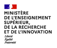 Ministère de l'Enseignement Supérieur, de la Recherche et de l'Innovation