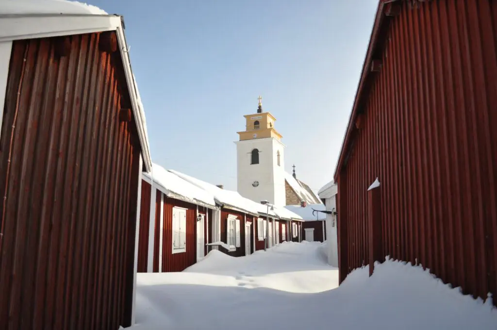 La Ville-église de Gammelstad en Suède