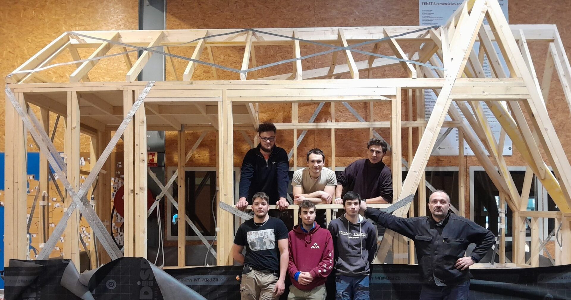 Présentation d'une structure bois par les licences professionnelles