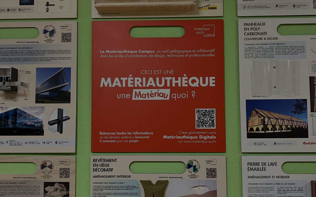 Materiaux.archi : une nouvelle matériauthèque à l’enstib